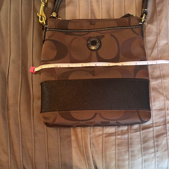 Brown and Black Designer Crossbody Bag- Coach - Picture 2 of 15